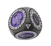 Metal Dice - 7-in-1 Standard Game Dice Rotating Geometric Toy for Family Gathering, Classroom Fun with Interactive Play, Travel for Teens Adults Couples, Sturdy Construction, Portable Gift Set