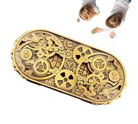 Metal Dice, Game Theme Spin Dice, Aluminum Lega misterious Toy with Engravings, Beginners Group Activities, Ideal for Bar, Dorm, Travel & Home Use, 4,69 x 2,13 pollici