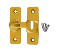 Metal Door Lock Metal Sliding Door Lock 90/180 Gradi Adjustable Rustproof Door Latch Ideal for Garages and Sheds Ensuring Privacy and Safety for Your Living Spaces