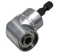 Metal Drill Bit Sets,105 Degree Angle Screwdriver Socket Holder Adapter Replacement Right Driver Parts Power Tool(Silver short)