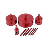 Metal Drill Bit Sets,Professional Diamond Brazing Soldering Core Hole Saw Brazed Saws For Porcelain Glass Ceramic Tiles(22mm 2pcs)