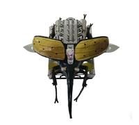 Metal Dynamic Beetle V8 Motore Modello Che Funziona, Mini V8 Simulazione Meccanica Insetto Engine, Desktop Decor (Giallo)