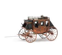 Metal Earth Carrozza Del Far West Modello 3D + Pinzette 11890