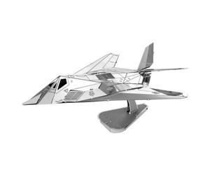Metal Earth F-117 Nighthawk Modello 3D In Metallo + Pinzette 11647