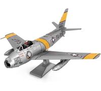 Metal Earth F-86 Sabre Aircraft 3D Metal Model Kit Fascinations
