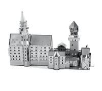Metal Earth Fascinations Castello Di Neuschwanstein Modello Puzzle 3D In Metallo