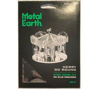 Metal Earth Giostra 3D Modello In Metallo + Pinzette 10893