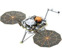 MetalEarth Vehicles: INSIGHT MARS LANDER 15x5.59x6.35cm, 3D metal model kit with 2 sheets multi-color, on card 12x17cm, 14+