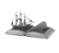 Metal Earth Moby Dick Libro Scultura 3D Metallo Modello + Pinzette 11166