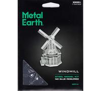 Metal Earth Mulino a Vento 3D Metallo Modello + Pinzette 010381