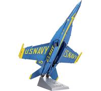Metal Earth Premium Blu Angeli F/A-18 Super Hornet 3D Modello + Pinzette 01334