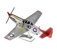 Metal Earth Premium IN Airmen P-51D MUSTANG 3D Modello + Pinzette 14358