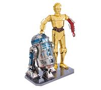 Metallo Terra Star Wars C-3PO & R2-D2 3D Metallo Modello + Pinzette 17106