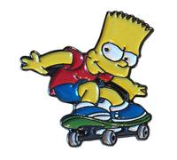 Metal Enamel Pin Badge Bart Simpson (Simpsons TV Cartoon) (25mm)
