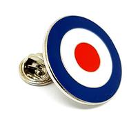 Metal Enamel Pin Badge Scooter Vespa Lambretta RAF MOD Target Bullseye by Mainly Metal