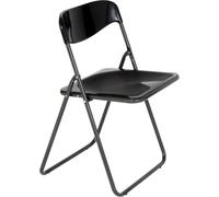 Metal Far Sedia da Giardino Pieghevole in Acciaio colore Nero Metalfar - 200NER