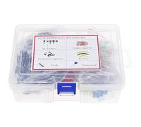 Metal film Resistor Assortment kit led Diodes Electrolytic Capacitor Ceramic set Transistor Pack DIY Electronic Components Kits RRBXXUYN