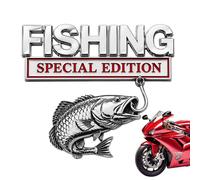 Metal Fishing Special Edition Car Emblems Badges Accessories
