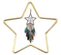Metal Flour Hoop Star Alassato Dream Catcher Gudia in Metallo Cesta Di Metallo Waop Hoops Per Ghirlanda Di Nozze