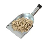 Metal Flour Shovel, Small Hand Scoop, 15.55x8.27x3.15 Inches Anti Slip Ergonomic Utility Spoon, Multipurpose Kitchen Scoop for Ice, Feed, Grain, Coffee Beans, Baking, Cooking, Food Prep Tool