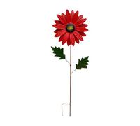Metal Flower Garden Stakes, Iron Sunflower Art, Colorful Decor