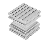 Metal Forming Block Jewelry Bending Bench Tool, Alloy Steel Dapping Block with Multi Grooves, High Hardness Metal Bending Block for Jewelry Making, Shaping, Grinding and Polishing