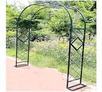 Metal Garden Arch for Climbing Plants Rose Support Trellis Adjustable Width 140 340 cm 20 mm Square Tube Outdoor Decor for Garden Backyard and Patio