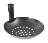 Metal Garden Muck Scooper | Iron Dung Removal Ladle & Garden Muck Sifting Scoop, Durable Tool For Outdoor Yard, Lawn, Well, Sludge, Mud, Debris, Drainage, and Path Cleanup