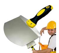 Metal Garden Trowel, Heavy Duty Stainless Steel Hand Trowel, Ergonomic Small Gardening Shovel, Ideal for Backyard, Beach, Snow and Poop Cleanup Use, 10.35x6.89 Inches