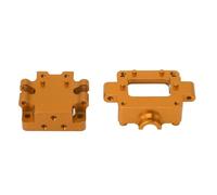 Metal Gear Box Housing, Scatola del RC Sostituzione Diretto delle Prestazioni Difficili Perfette per WLTOYS 1/28 K969 K989 P929 (Gold)