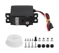 Metal Gear Servo Motor | High Accuracy Alloy Sail Winch for RC Ship Rope Machine | Black Anolog Servos/Cable Retractor | 9.24kg / cm Torsion, 0.90sec / 360° Speed