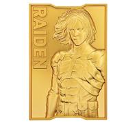 Metal Gear Solid 2 Ingot Raiden 24k Gold Plated Edizione Limitata Fanattik