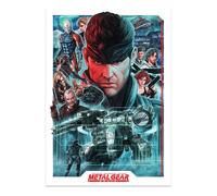 Metal Gear Solid Art Print Montage Limited Edition 42 x 30 cm