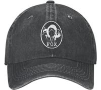 Metal Gear Solid Fox Unisex Cappellini da Baseball Casual Cappelli da papà Cotone Trucker Cappellino per Caccia Che Corre Campeggio