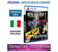 METAL GEAR SOLID MASTER COLLECTION VOL.2 DAY ONE EDT ITA PS5 - PREORDER