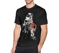 Metal Gear Solid T Shirt Metal Gear Solid V T-Shirt Streetwear Awesome Tee Shirt Short-Sleeve Men 100% Cotton Tshirt Blacks XXL