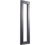 Metal Glass Door Pulls Grab Easy to Install,Door Pull Handle Internal External, Contemporary Door Handles Two-Side Design, Shower Basement Patio Door(Gray,Length 120cm(47inch))