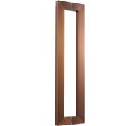 Metal Glass Door Pulls Grab Easy to Install,Door Pull Handle Internal External, Contemporary Door Handles Two-Side Design, Shower Basement Patio Door(Rose Gold,Length 60cm(24inch))