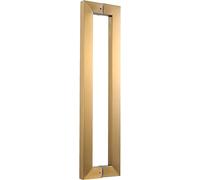 Metal Glass Door Pulls Grab Easy to Install,Door Pull Handle Internal External, Contemporary Door Handles Two-Side Design, Shower Basement Patio Door(Gold,Length 100cm(39.5inch))