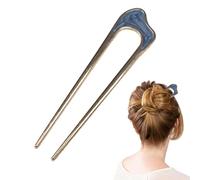Metal Hair Stick - Spilla per capelli a U vintage, stile raffinato e pratico, accessorio classico per acconciatura per cani, trecce e cravatte sofisticate
