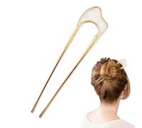 Metal Hair Stick - Spilla per capelli a U vintage, stile raffinato e pratico, accessorio classico per acconciatura per cani, trecce e cravatte sofisticate