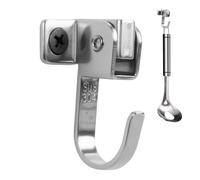 Metal Hooks, Hanger Clip, Rotating Organizer Holder, Ceiling Wall Mount, Multi Functional Storage Hook for Bathroom, Shower, Under Cabinet, Kitchen, Closet, 180 360 Degree Swivel for Efficient Hanging