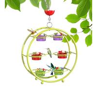 Metal Humming Bird Feeder - Wild Bird Feeder Ports Multi-Tier | Convenient Exquisite Metal Feeding Stations, For Porch, Backyard, Decor, Garden Yard.