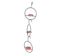 Metal Hummingbird Feeder 3 Pack | Rustproof Outdoor Hanging Bird Feeder for Garden/Backyard/Terrace | Easy Fill Design with Iron Bracket | Wild Bird Watching Station