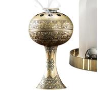 Metal Incense Stands - Zinc Alloy Incense Burner,Home Decoration for Meditation Space Yoga Room Hotel Outdoor Ceremony Church Temple Restaurant Patio Family