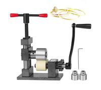 Metal Jewels Press Bender Machine - Strumento per gioielli a manovella con manico staccabile e base stabile per creare anelli a cucchiaio