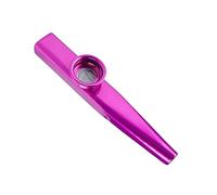 Metal Kazoo, Portatile Portatile Kazoo Ukulele Partner Aspetto Delicato Alluminio Resistente all'usura Facile da Suonare per le Prestazioni (Viola)