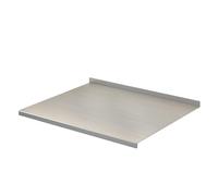 Metal Kitchen Cutting Board - Anti Slip Raised Edge Work for Stainless Prep Plate | Steel Food Chopping with Board, Vegetables Meat Dough Pastry for Baking Home Cooking Station