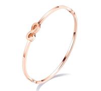 Metal, Ladies Stainless Steel Retro 8 Word Infinite Love Europe And America Gift Beautiful