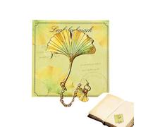 Metal Leaf Bookmark Retro Botanical Leaf Book Marker | Segnalibri vintage per la lettura della biblioteca scolastica Dorm Office Women Men Teacher Writer Student